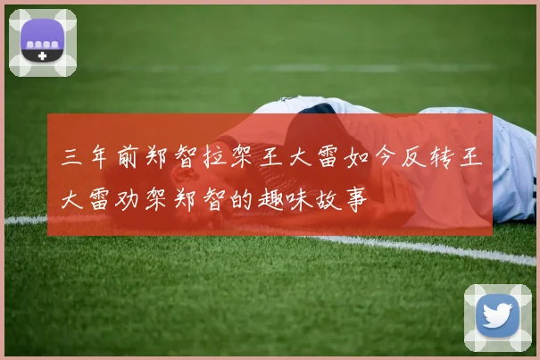 三年前郑智拉架王大雷如今反转王大雷劝架郑智的趣味故事